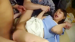 05589 Beautiful girl faints in agony