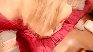 18 years old secretary tears her little ass up for a promotion