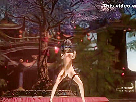 3D MMD Sakuya With Her Vibrators Dances Gentleman
