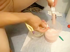 500cc of yogurt in my bladder