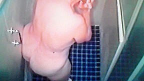 70 year old wife showers on