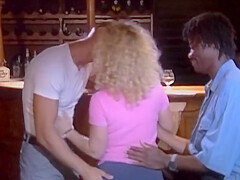 A Busty Blonde Lady From Germany Gets Double Penetrated By Her Horny Dudes