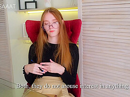 A Trip To A Psychologist Ended With Sex With A Cute Girl In Stockings