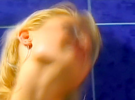 A sporty European girl bends over to get fucked like a dirty dog