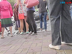 Absolutely free upskirt video with young amateur couple