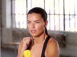 Adriana Lima - Train Like An Angel Workout 2014