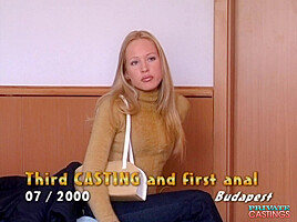 Adrianne, Blonde, teen 18+ And Sexy Discovers Anal Sex At The Private Casting