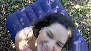 After being seduced babe gets nailed