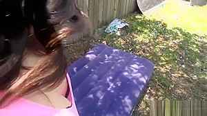 After being seduced babe gets nailed