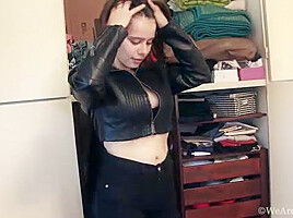 Akito undresses and masturbates with vibrator - WeAreHairy