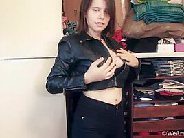 Akito undresses and masturbates with vibrator - WeAreHairy