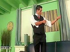 Alan Valdez naked lunch break