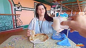 All Aboard Angelina Castro and Virgo Peridot get Jizzed On