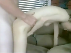 Amateur Asian MILF bareback creampie
