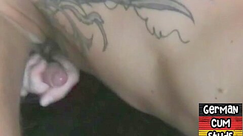 Amateur German gays rim and lick each other in home closeup