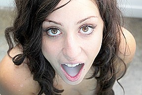 Amateur Hottie Swallows a Cum Load