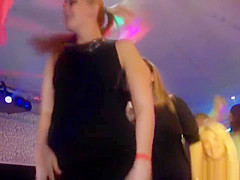 Amateur eurobabes cumdrenched at dance party