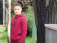 Amateur latino twink sucks cock for cum