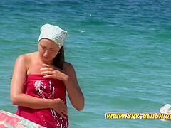 Amateurs Public Nudity On The Beach Compilation Video