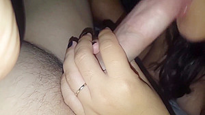 Amatuer Wife Sucks HARD Pov Blowjob