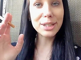 Amazing amateur Solo Girl, Brunette xxx video