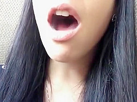 Amazing amateur Solo Girl, Brunette xxx video