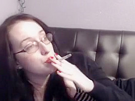 Amazing homemade Smoking, Brunette sex video