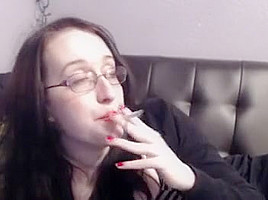 Amazing homemade Smoking, Brunette sex video
