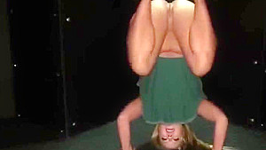 American Blonde Slut Candice Dare Swallows and Describes the Taste of Cum