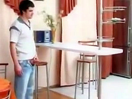 Anal fuck at chair