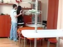 Anal fuck at chair