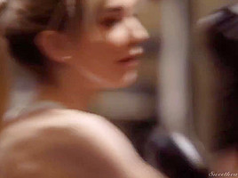 Ariel X and Mackenzie Moss are making love in the boxing ring, while no one is watching