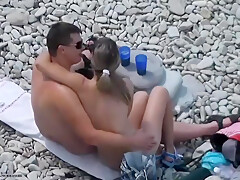Arousing Couple On Holiday