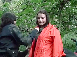 Arrested in woods