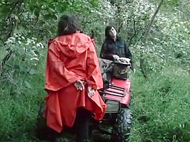 Arrested in woods