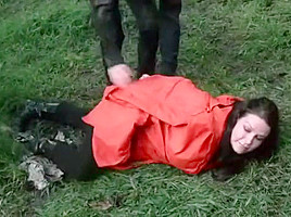 Arrested in woods