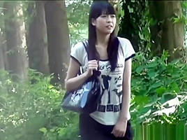 Asian Babes Squat And Pee