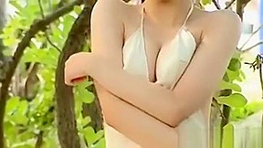 Asian Beauty Teasing Outside Softcore