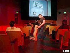 Asian Gangbanged In Adult Movies Theater