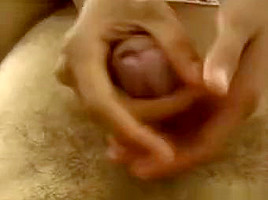 Asian Slut Grabs On The Cock And Wanks It In Close Up