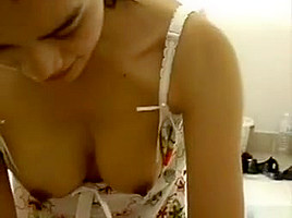 Asian Slut Grabs On The Cock And Wanks It In Close Up