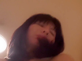 Asian Step mom doing her Step son as birthday gift
