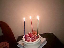 Asian Step mom doing her Step son as birthday gift