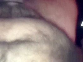 Asian girl makes a professional blowjob