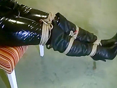 Asian spy bound and gagged