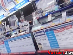 Asian teen 18+ Gets Spied On Cumming As She Fingers Her Pussy