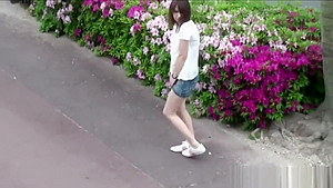 Asian teen 18+ Toys Outdoors