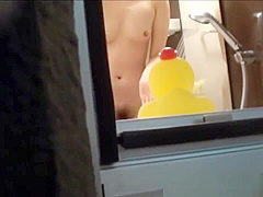 Asian teen 18+ rubs her cunt