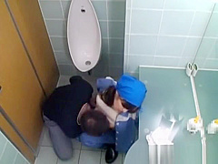 Asian toilet attendant enters the wrong part4