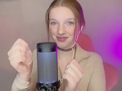 Asmr Vulgar Girl With Freckles Plays With A Condom In Her Mouth Wet Sound (brunette With Freckles)